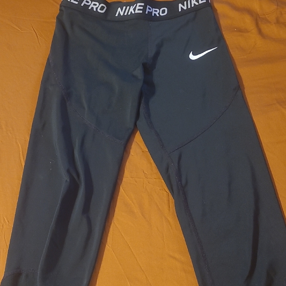 Nike Pro Kids Black Leggings